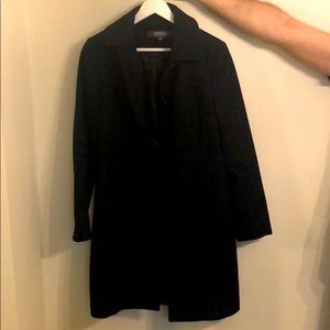 Black Wool trenchcoat